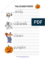 Words Halloween