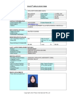 Thatz Application Form - SGD