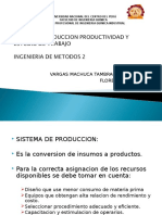 Sistema de Produccion Productividad y Estudio Del Trabajo