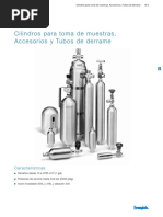 Cilindros de Muestreo de Gas