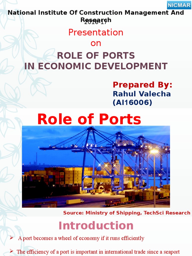 Role of Ports in Economic Development | Port | Economies