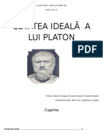 Cetatea Ideala a Lui Platon