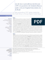 Fatores de risco e prevalência da infecção pelo HPV em pacientes de Unidades Básicas de Saúde e de um Hospital Universitário do Sul do Brasil
