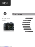 Manual CAMARA GE