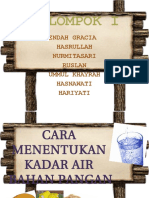 Kelompok I-Kadar Air