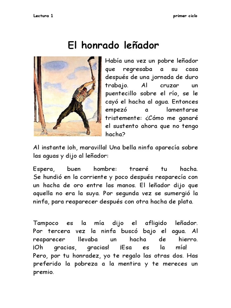 El Honrado Leñador PDF