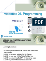 Module 3.1 - Videofied XL System Programming