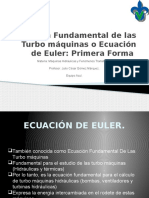 Ecuación Fundamental de Las Turbo Máquinas o Ecuación