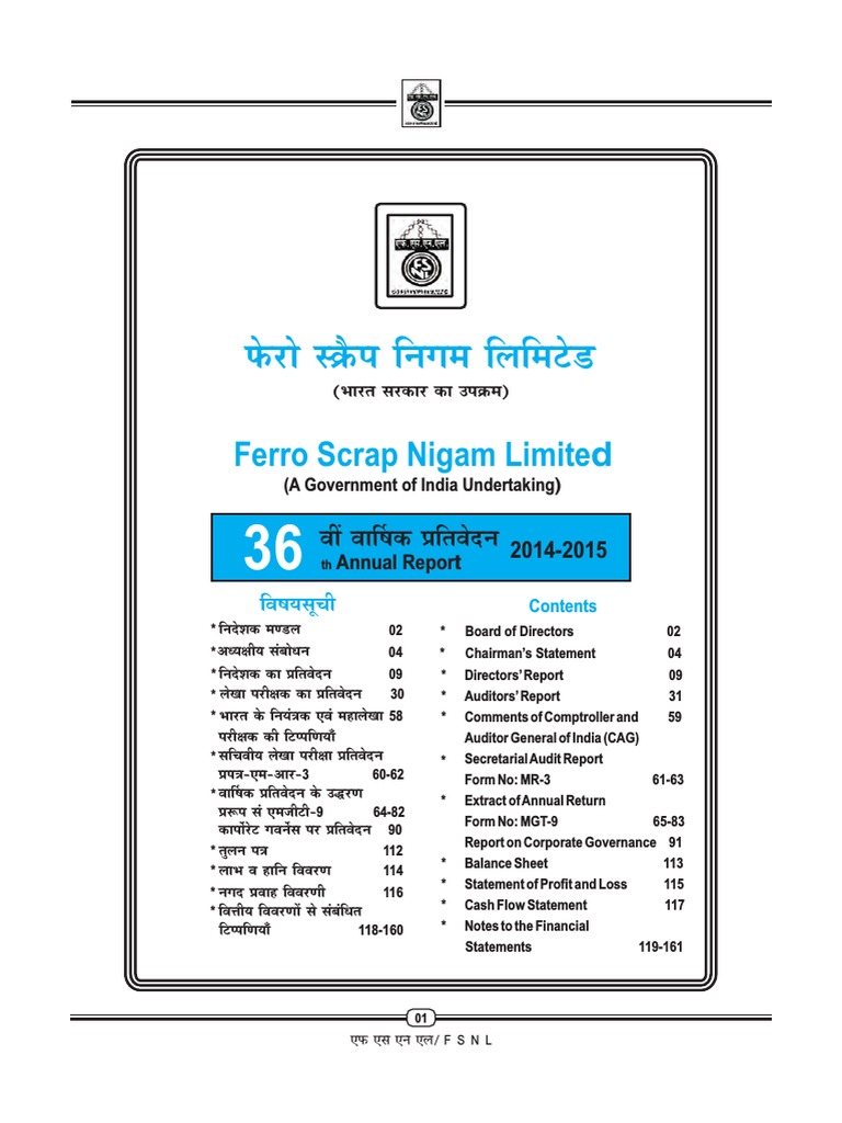 FSNL | PDF | Governance | Corporations