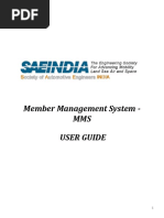 Member Management System - MMS User Guide