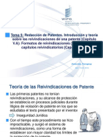 Redacción de Patentes. Introducción y teoría sobre las reivindicaciones de una patente