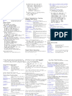 Opencv Cheatsheet PDF