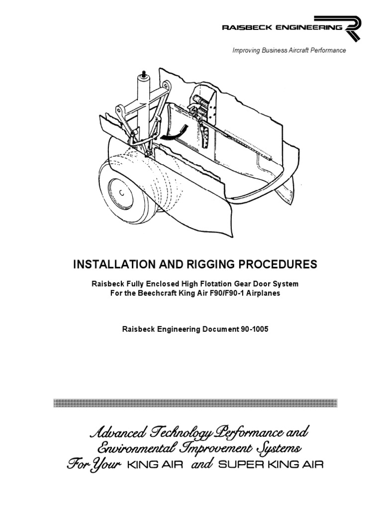 901005 Raisbeck Fully Enclosed High Flotation Gear Door System PDF Rivet Door
