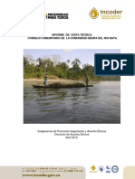 Informe de Visita Técnica Rio Naya Titulacion Colectiva Abril 2013