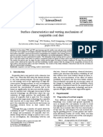 Caracteristicas Superficiales y Mecanismos de Humectacion de Carbon PDF