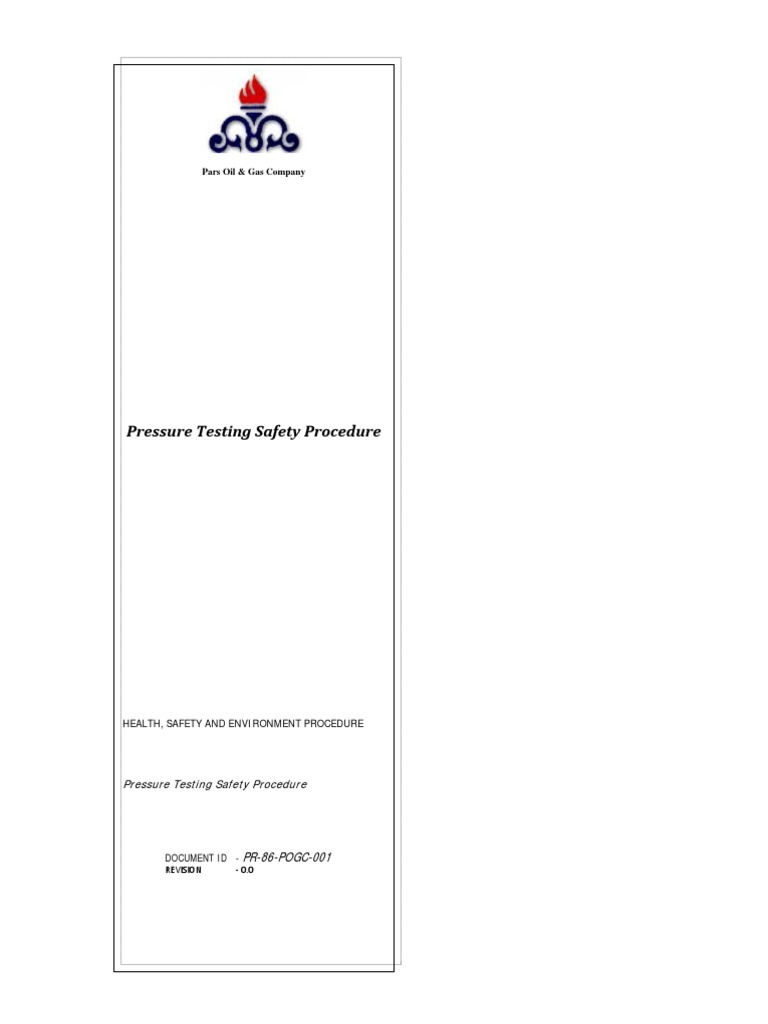 Pressure Testing PR86POGC001 | PDF | Gas Technologies | Applied And ...