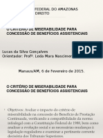 Critério de Miserabilidade para Concessão de Benefícios Assistenciais