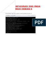 Cara Konfigurasi DNS Pada Linux Debian 6