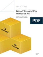 WizardR Genomic DNA Purification Kit Complete Protocol