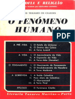 Pierre Teilhard de Chardin O Fenomeno Humano