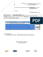 Cotizacion para ZN Fundiciones