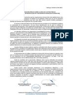 Declaración Pública FEMEFUM - Mesa del Sector Público