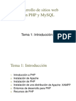 PHP - Introducción