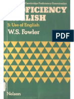 1fowler W S Proficiency English 3 Use of English