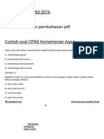 Download Soal Tes Cpns Dan Pembahasan PDF _ Latihan Soal CPNS 2016 by Solachuddin Sohud SN328070836 doc pdf
