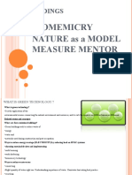 Biomemicry Nature As A Model Measure Mentor: Green Buildings