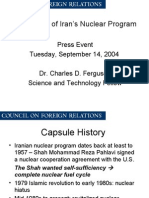CFR - Irans Nuclear Program