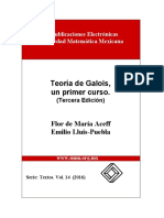Aceff, Lluis-Puebla - Teoría de Galois, Un Primer Curso. (Tercera Edición)