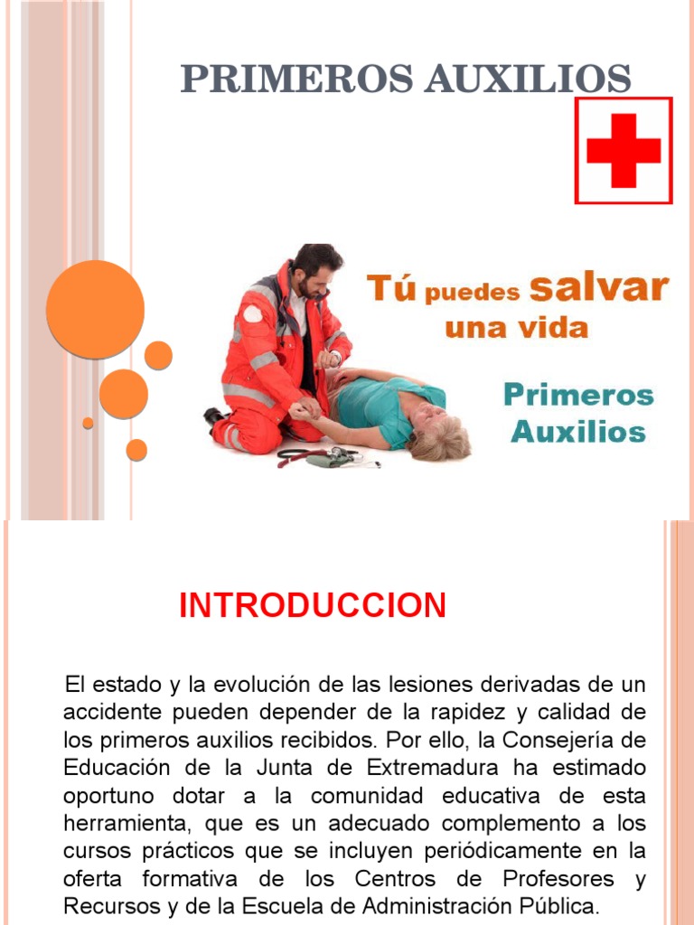 Primeros Auxilios PDF Reanimación cardiopulmonar Paro cardíaco