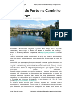 A Ponte Do Porto No Caminho de Santiago - Artur Filipe Dos Santos