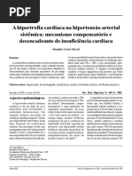 A hipertrofia cardíaca na hipertensão arterial sistêmica