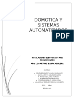 Domotica y Sistemas Automatizados