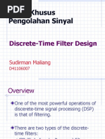 TKPS - Discrete-Time Filter Design