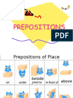 Docslide - Us - Prepositions of Place English Grammar Upsr