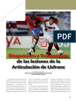 David Lopez Capape Lesiones Articulacion Lisfranc