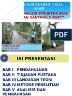 Presentasi Pendadaran Tugas Akhir Jembatan Duwet