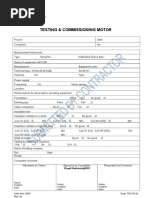 TEC 00 23 Testing&Commissioning Motor