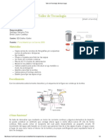 Taller de Tecnología Bomba Agua