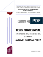 Concreto Presforzado Cabanas Perez, Antonio PDF