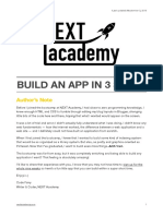 Build An App in 3 Steps