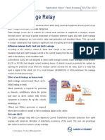 Level3 - Application Note Earth Leakage Relay