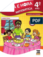 Caderno de atividades de matemática para 4o ano