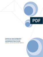 Office Document Administration: Chapter 2: Produce Electronic Template