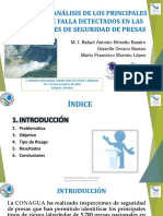 REVISIÓN Y ANÁLISIS DE LOS PRINCIPALES RIESGOS DE FALLA DETECTADOS EN LAS INSPECCIONES DE SEGURIDAD DE PRESAS