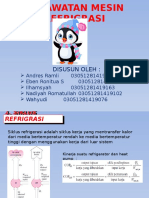 Presentasi Perawatan Mesin Refrigerasi (Mesin Pendingin) Kelompok 1