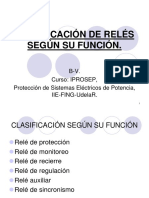 Clasificación y tecnologías de relés de protección